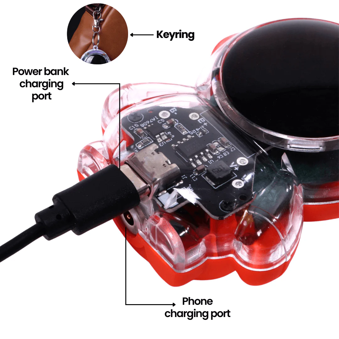 Astro Keychain With Emergency Powerbank 2500mAh(Type C & iPhone) - Image 4