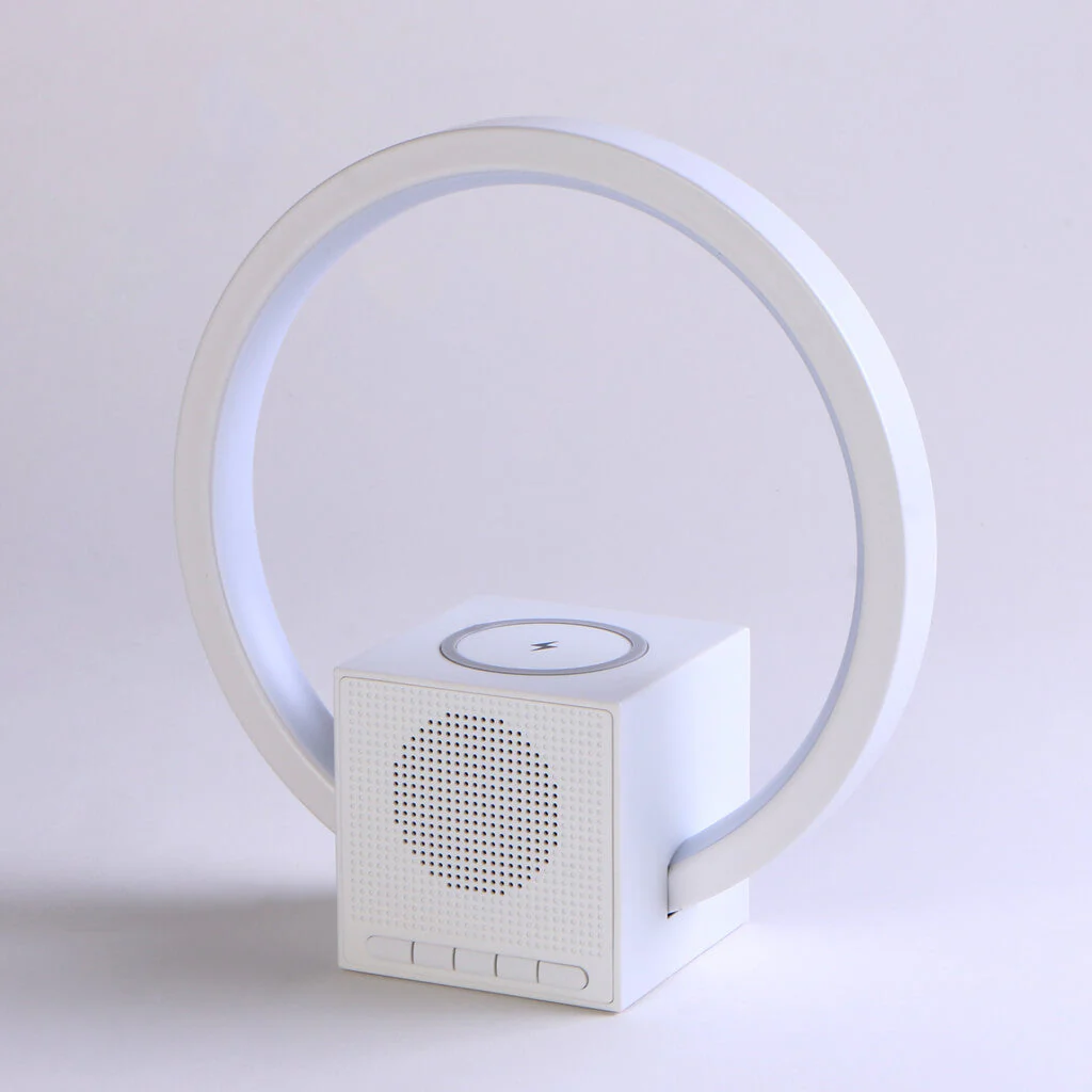 Aura LED Lamp with Wireless Charging & Speaker - Image 8