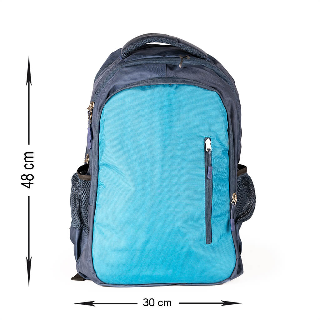 Classic Blue Laptop Backpack - Image 10