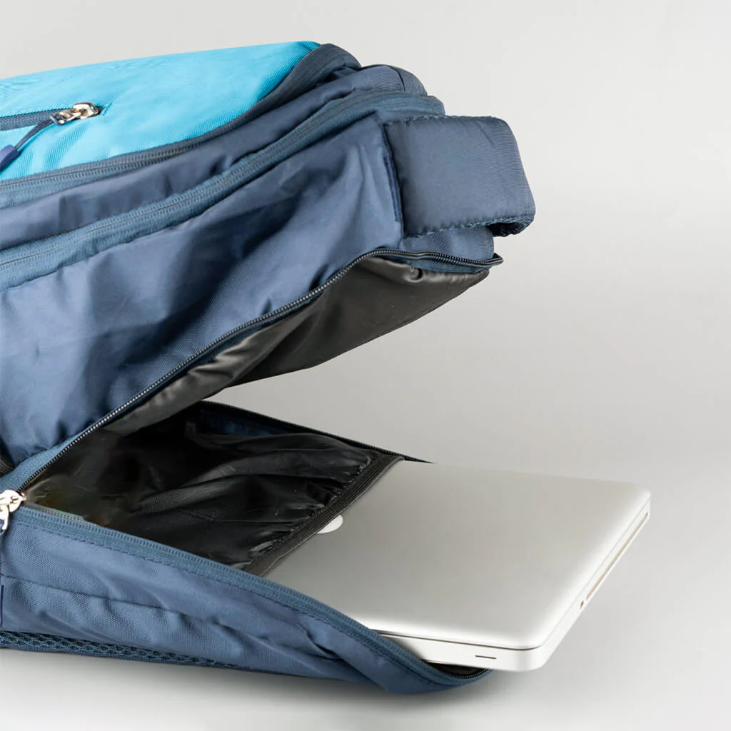 Classic Blue Laptop Backpack - Image 2