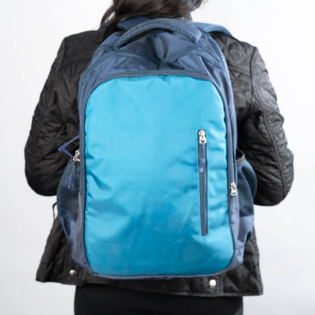 Classic Blue Laptop Backpack - Image 5
