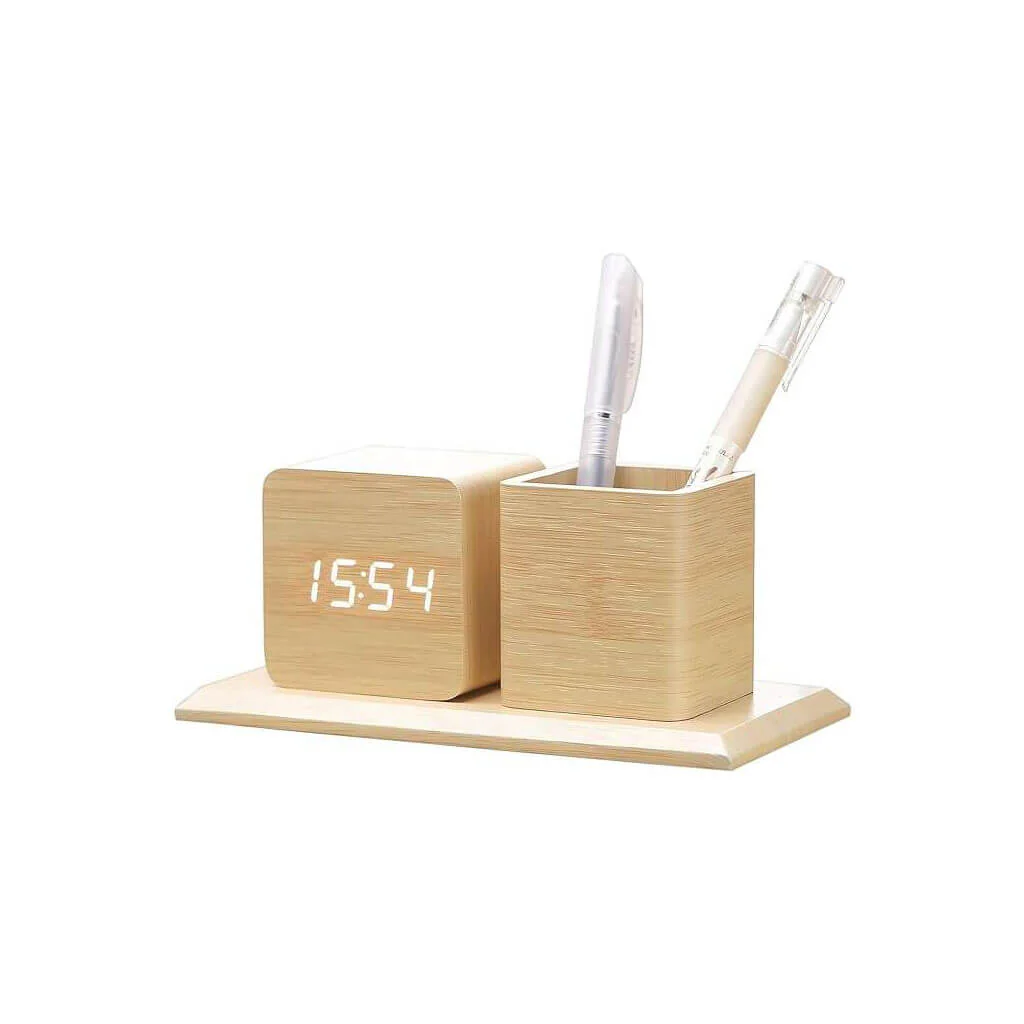 Digital Clock With Pen Stand - Image 3