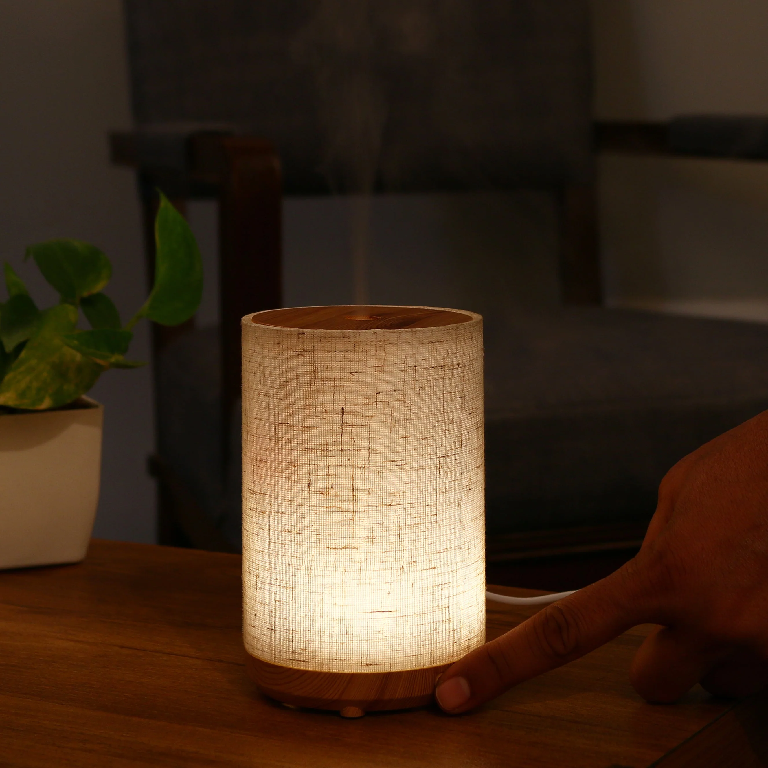 Zen Aroma Diffuser with Lamp - Image 3