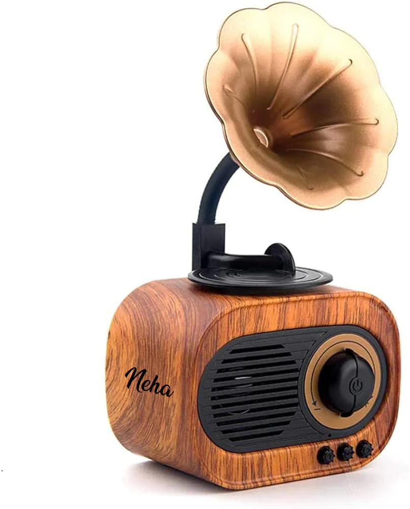 Vintage Gramophone Bluetooth Speaker - Image 9