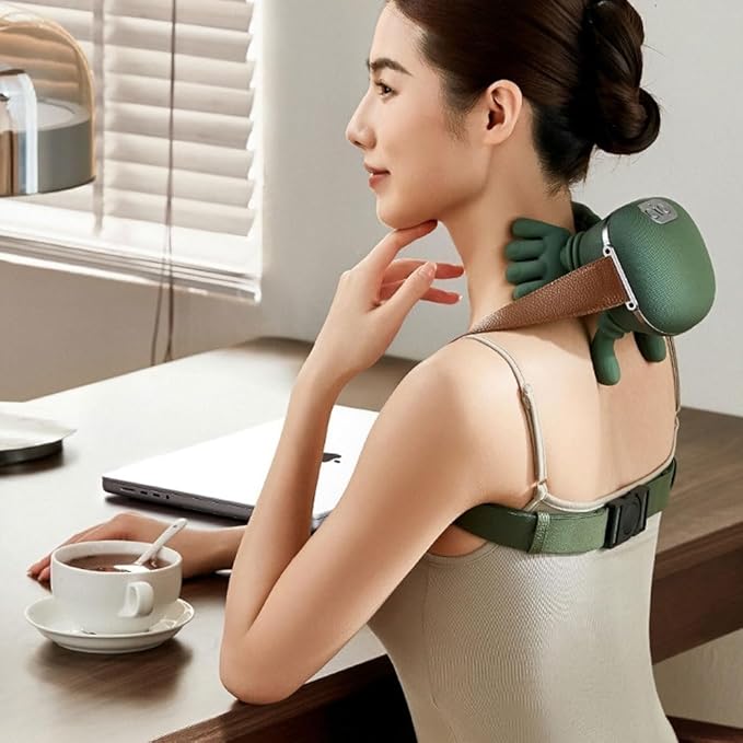 Heated Massager, Wireless Portable Neck and Back Massager, Electric Deep Tissue 4D Kneading Massage, Simulated Human Hand Design for Pain Relief and Muscle Relax - Image 7