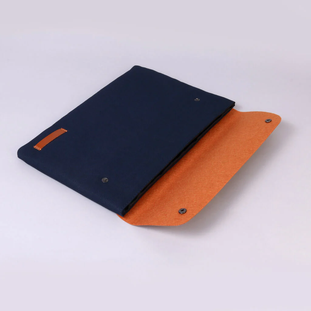 Leather & Canvas Laptop Sleeve - Image 5