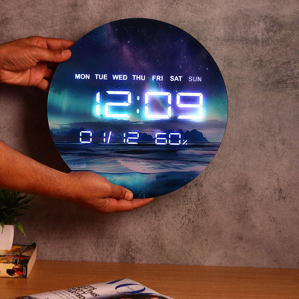 Northern Lights Clock - Image 8