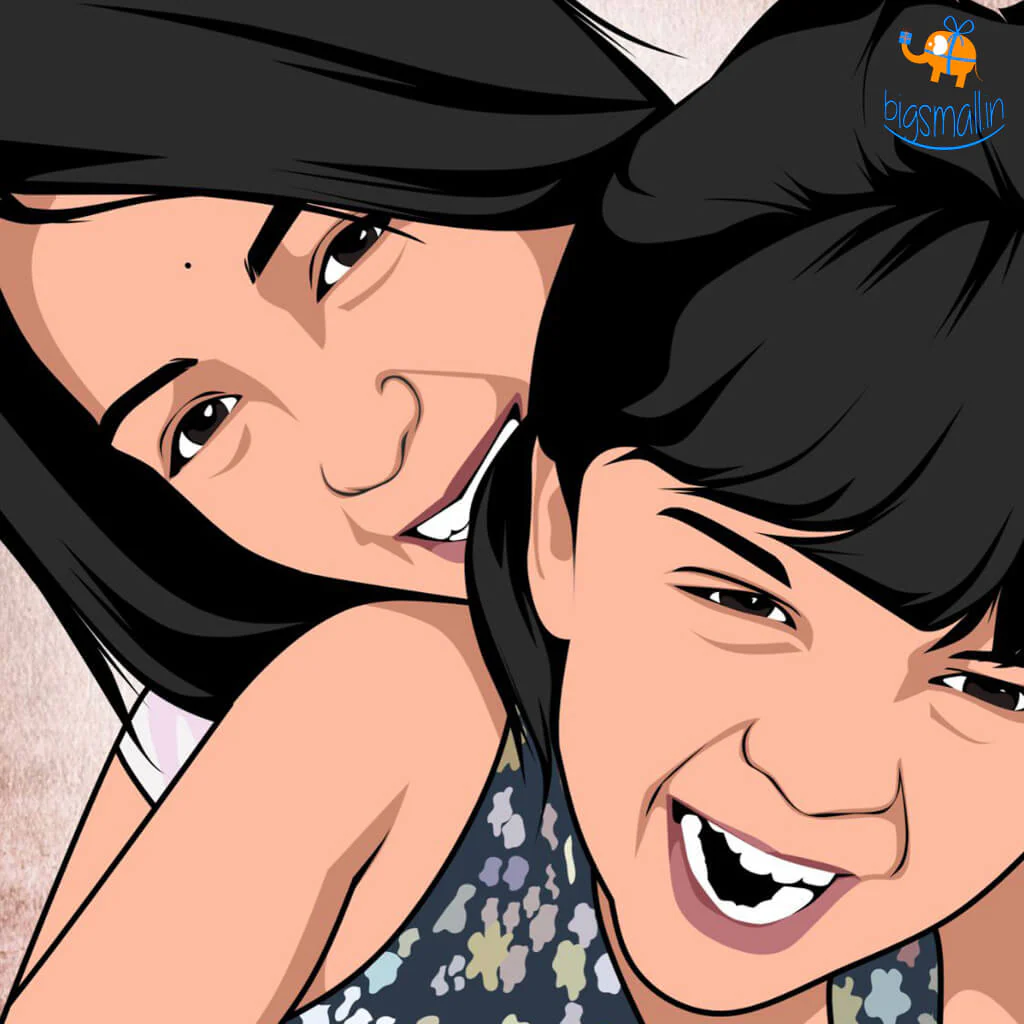 Personalized Caricature Wooden Portrait - Image 18