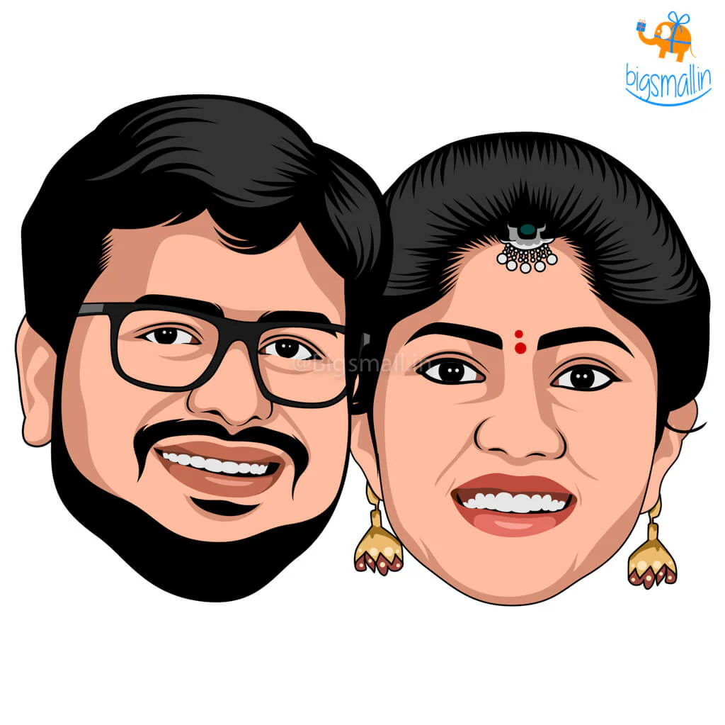 Personalized Caricature Wooden Fridge Magnet - Image 12