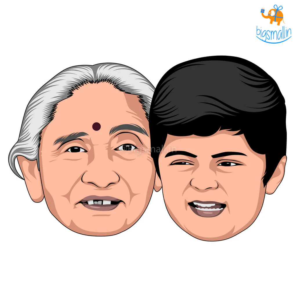 Personalized Caricature Wooden Fridge Magnet - Image 13