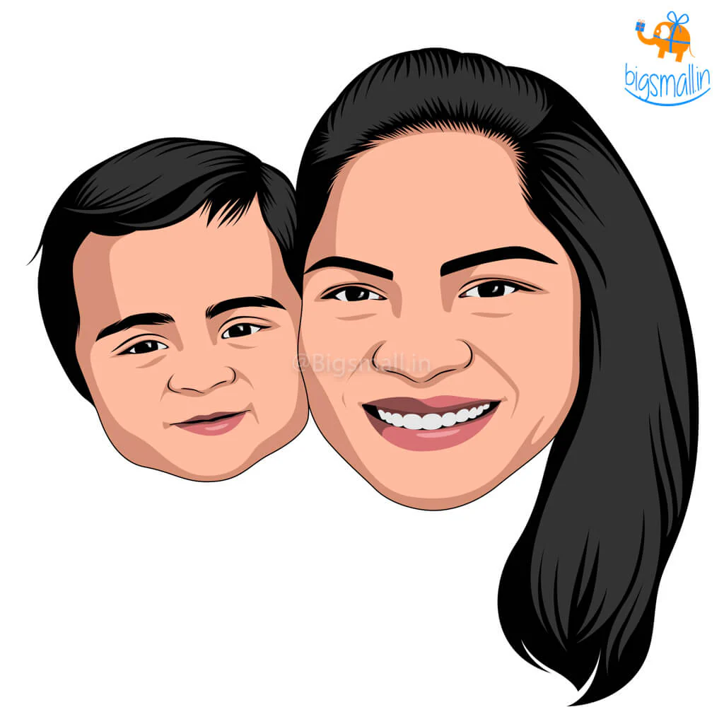 Personalized Caricature Wooden Fridge Magnet - Image 14