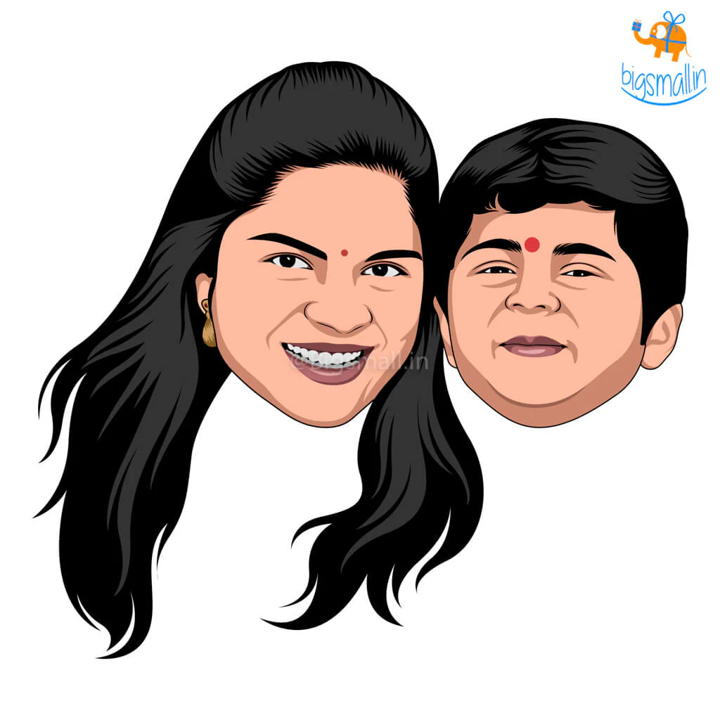 Personalized Caricature Wooden Fridge Magnet - Image 16