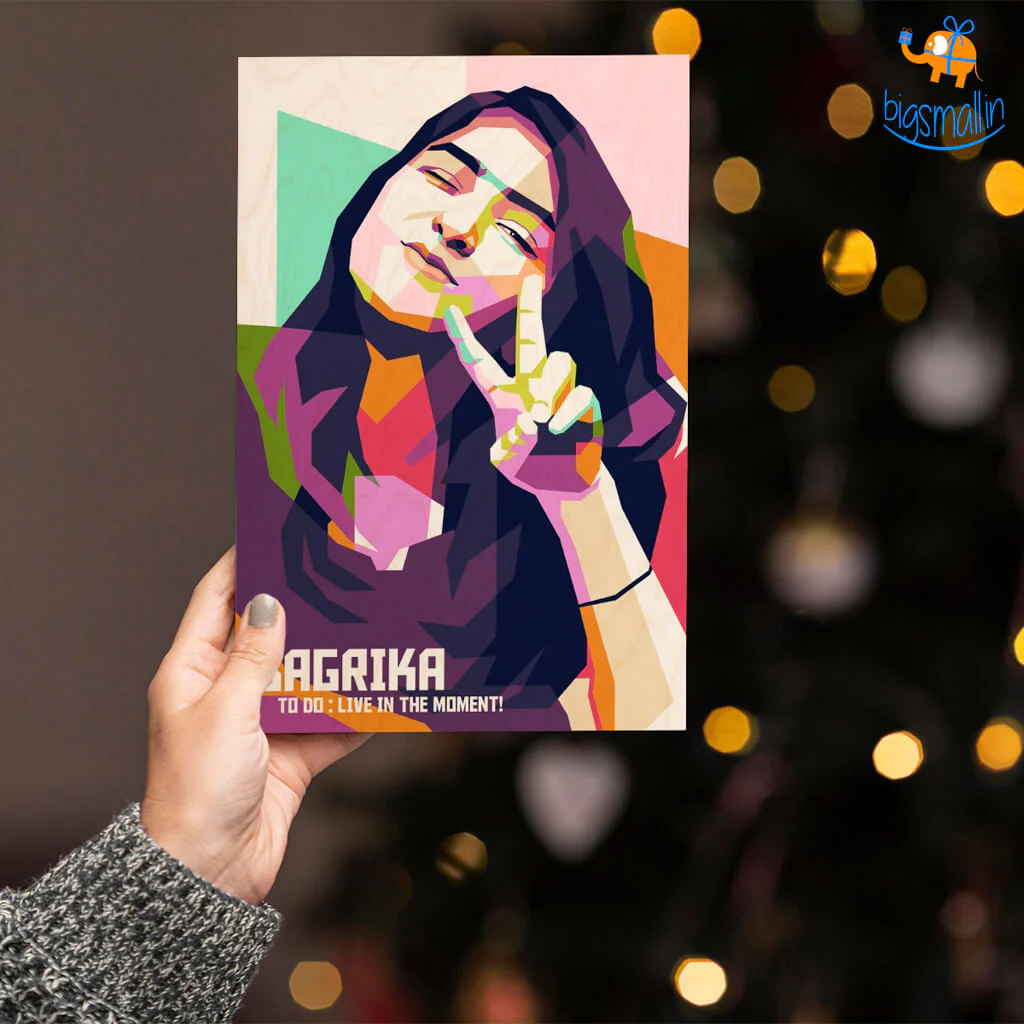 Personalized Pop Art Wooden Frame - Image 5