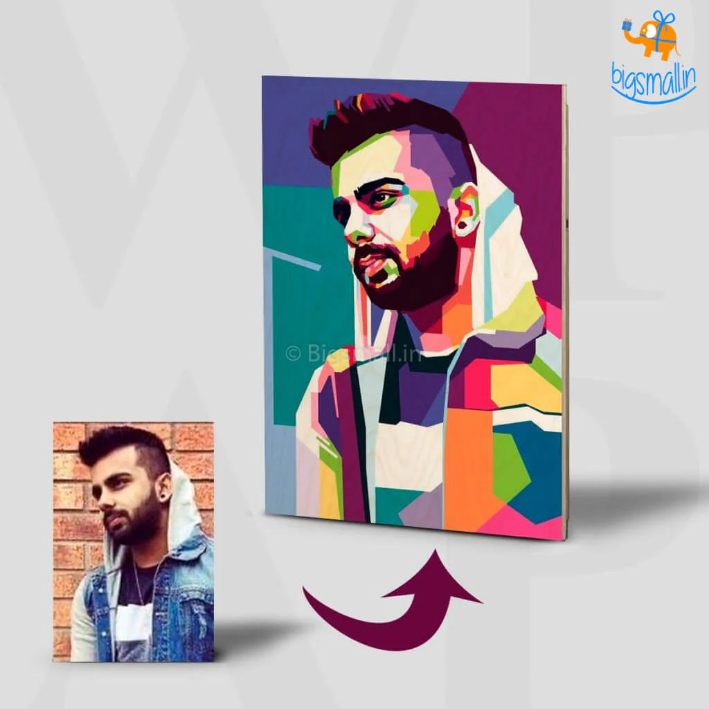 Personalized Pop Art Wooden Frame - Image 8