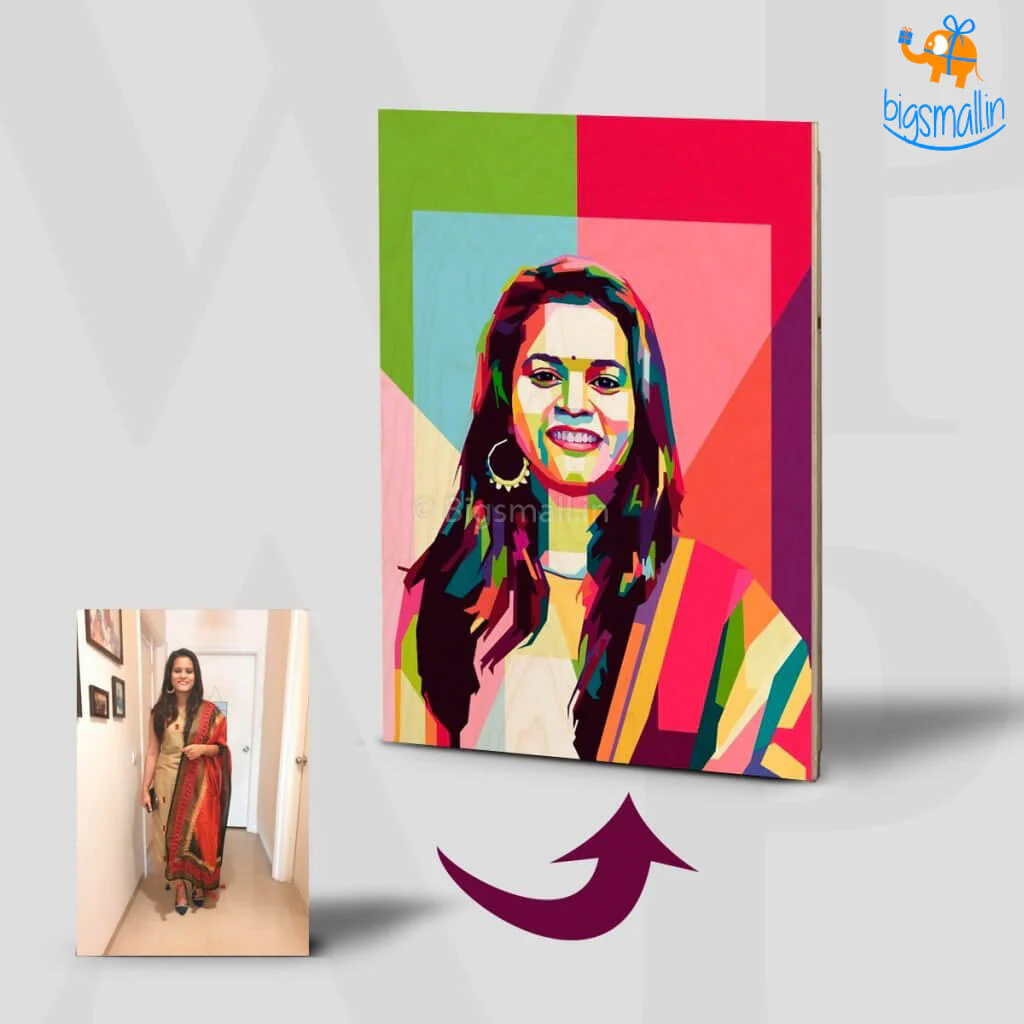 Personalized Pop Art Wooden Frame - Image 9