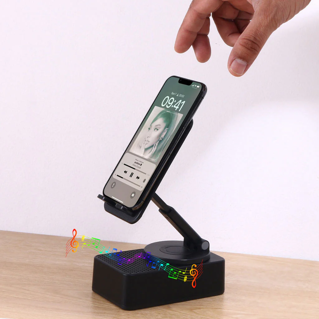 Vibe Stand - Phone Holder with Bluetooth Speaker - Image 5