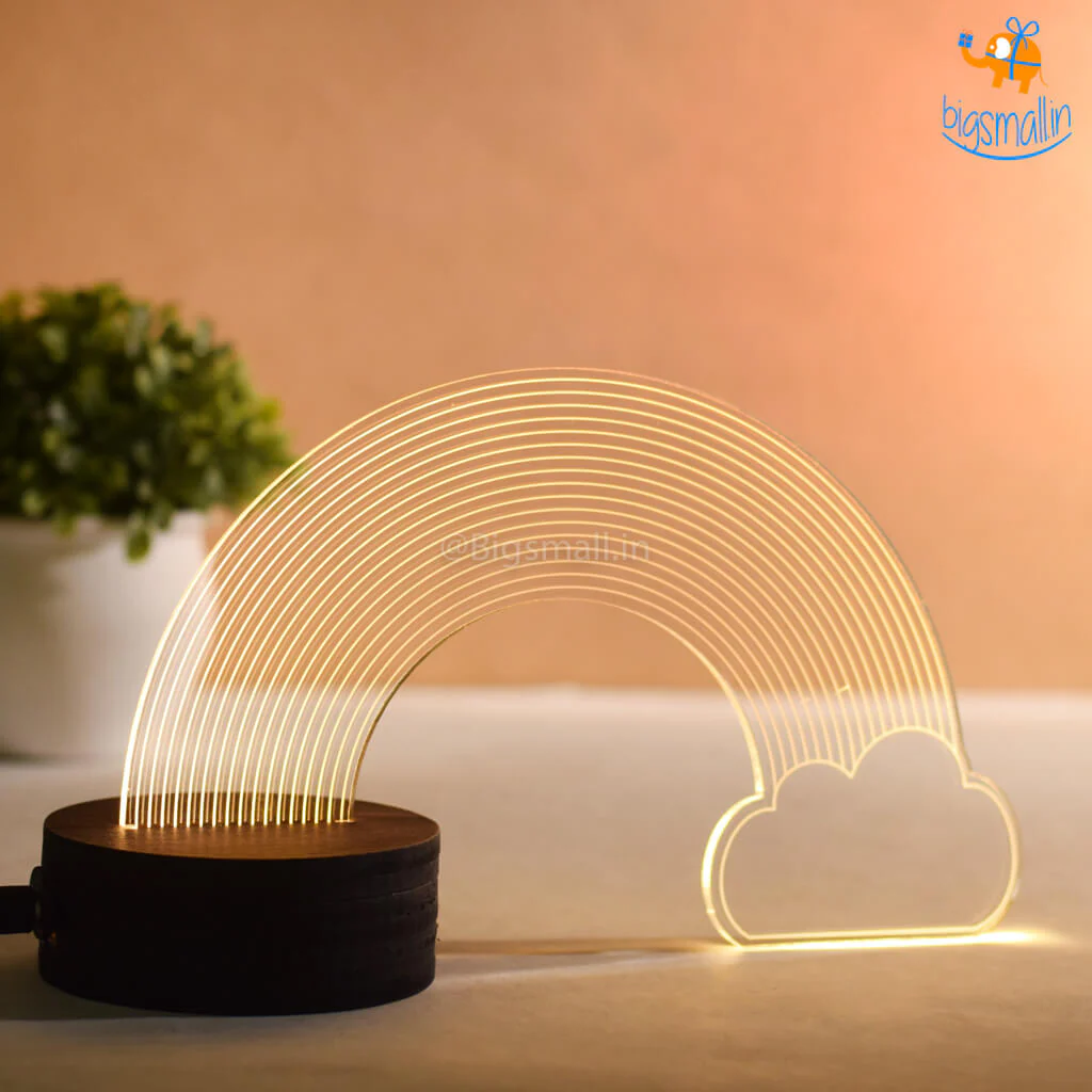 3D Rainbow & Cloud Hologram Lamp - Image 3