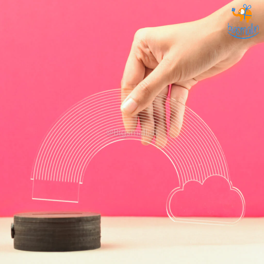 3D Rainbow & Cloud Hologram Lamp - Image 4