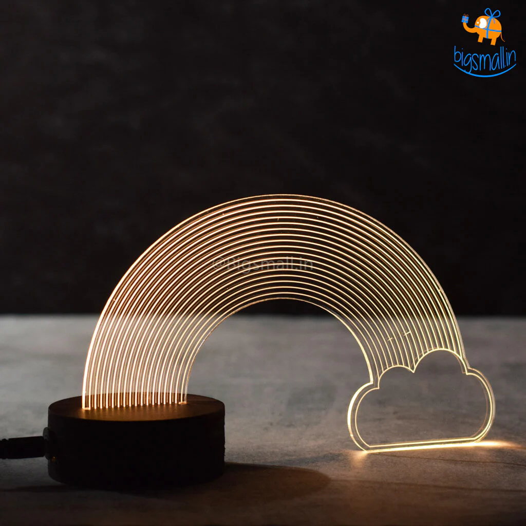 3D Rainbow & Cloud Hologram Lamp - Image 6