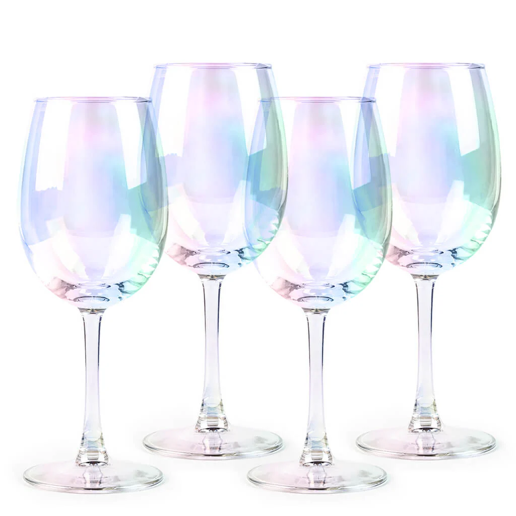 Rainbow Wine Glasses - Set of 4 - Image 6