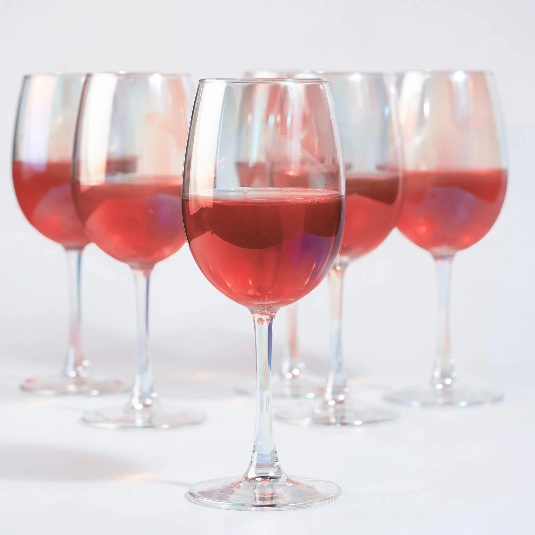 Rainbow Wine Glasses - Set of 4 - Image 7