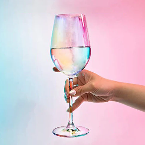 Rainbow Wine Glasses - Set of 4 - Image 8