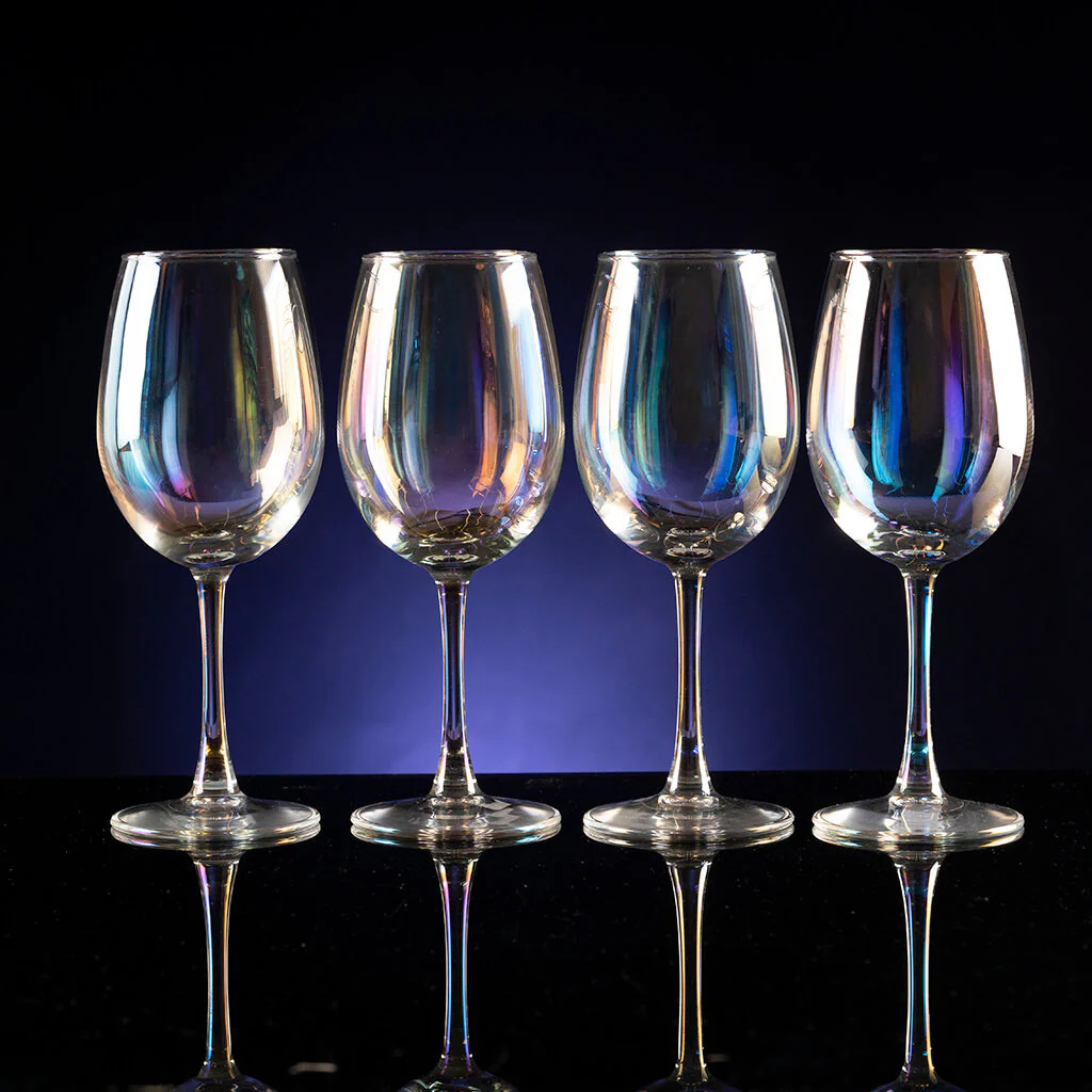 Rainbow Wine Glasses - Set of 4 - Image 9