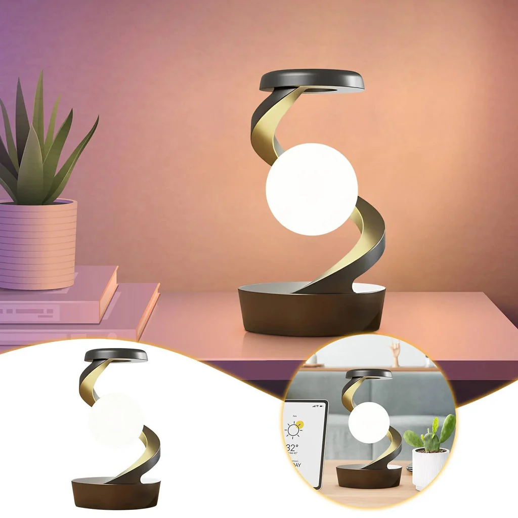 Leviosa Rotating Suspension Lamp with Wireless Charger - Image 2