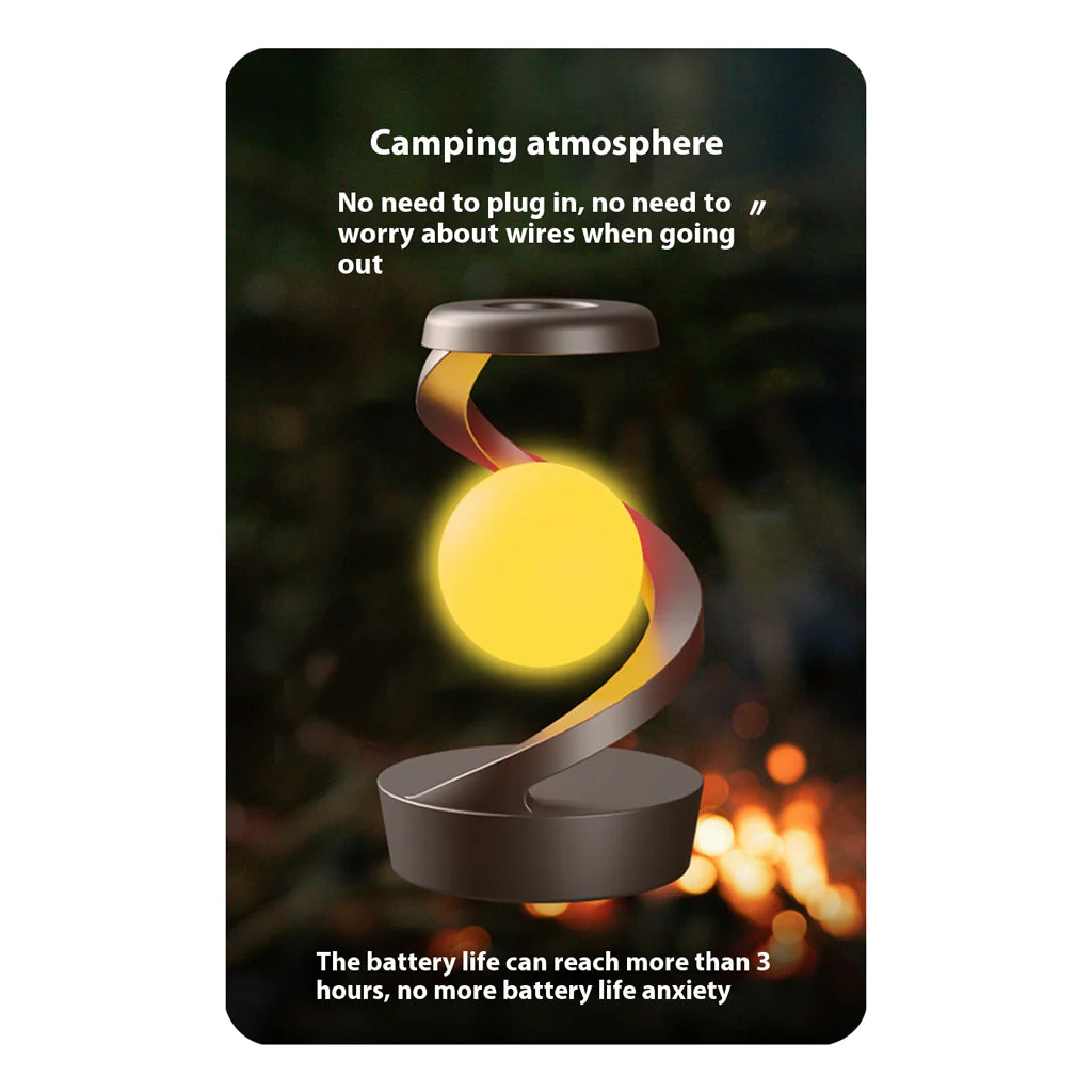 Leviosa Rotating Suspension Lamp with Wireless Charger - Image 5