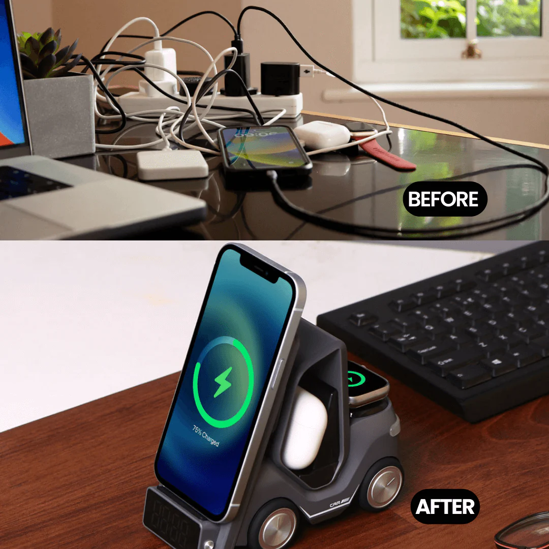 Charge Cruiser - 3 in 1 Wireless Charger with Clock - Image 13