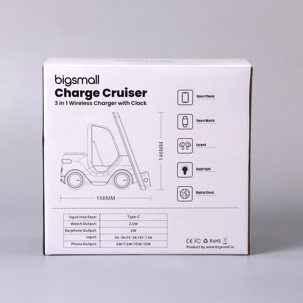 Charge Cruiser - 3 in 1 Wireless Charger with Clock - Image 6