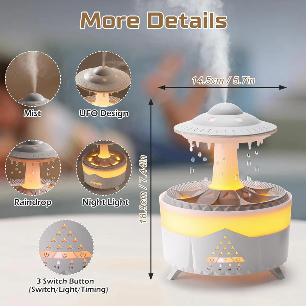 Raindrop Aromatherapy Humidifier - Image 11